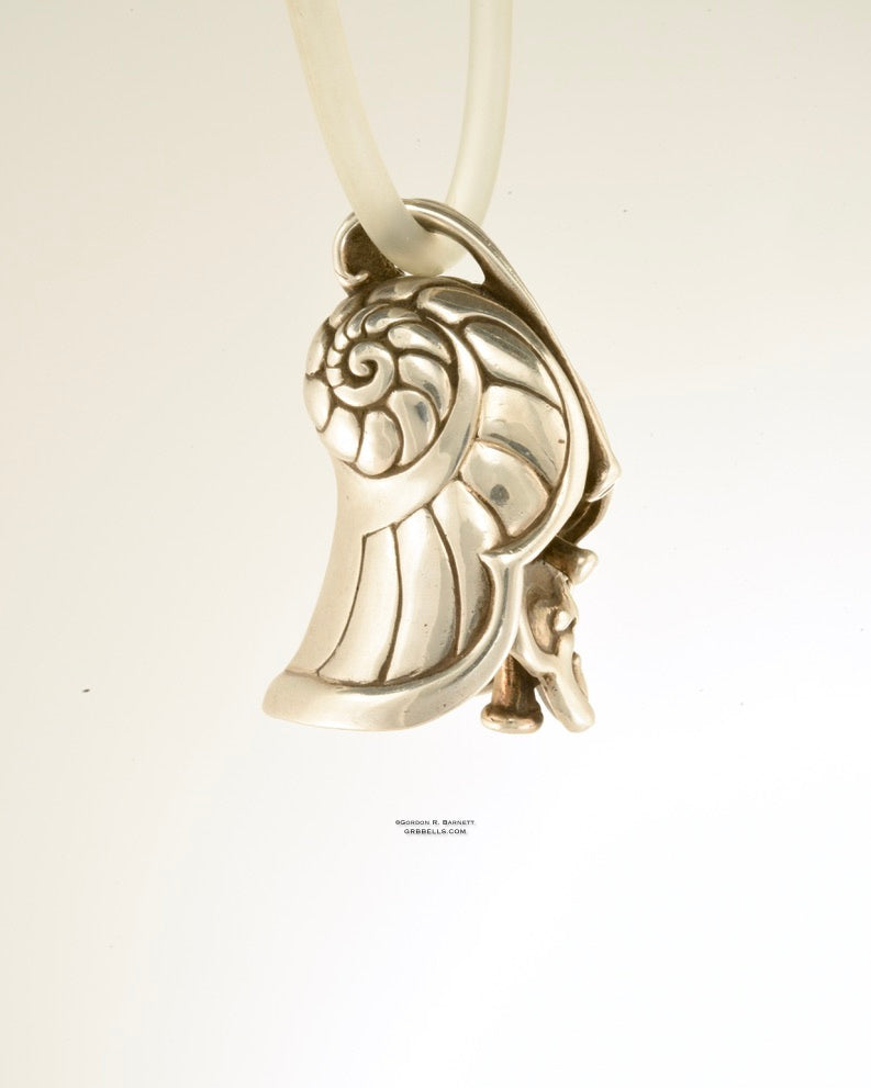 aries fairy jewelry bell necklace sterling silver right side view