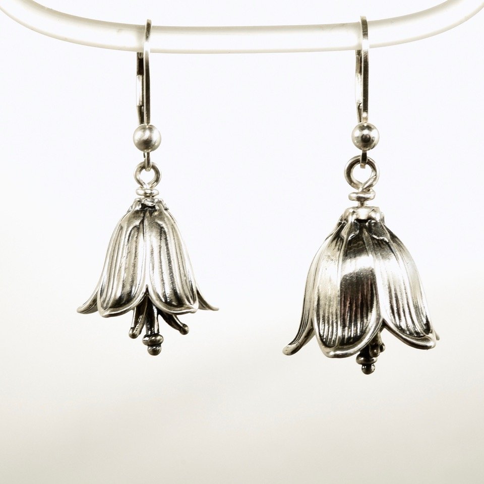Small & Medium Chocolate Lily Earrings