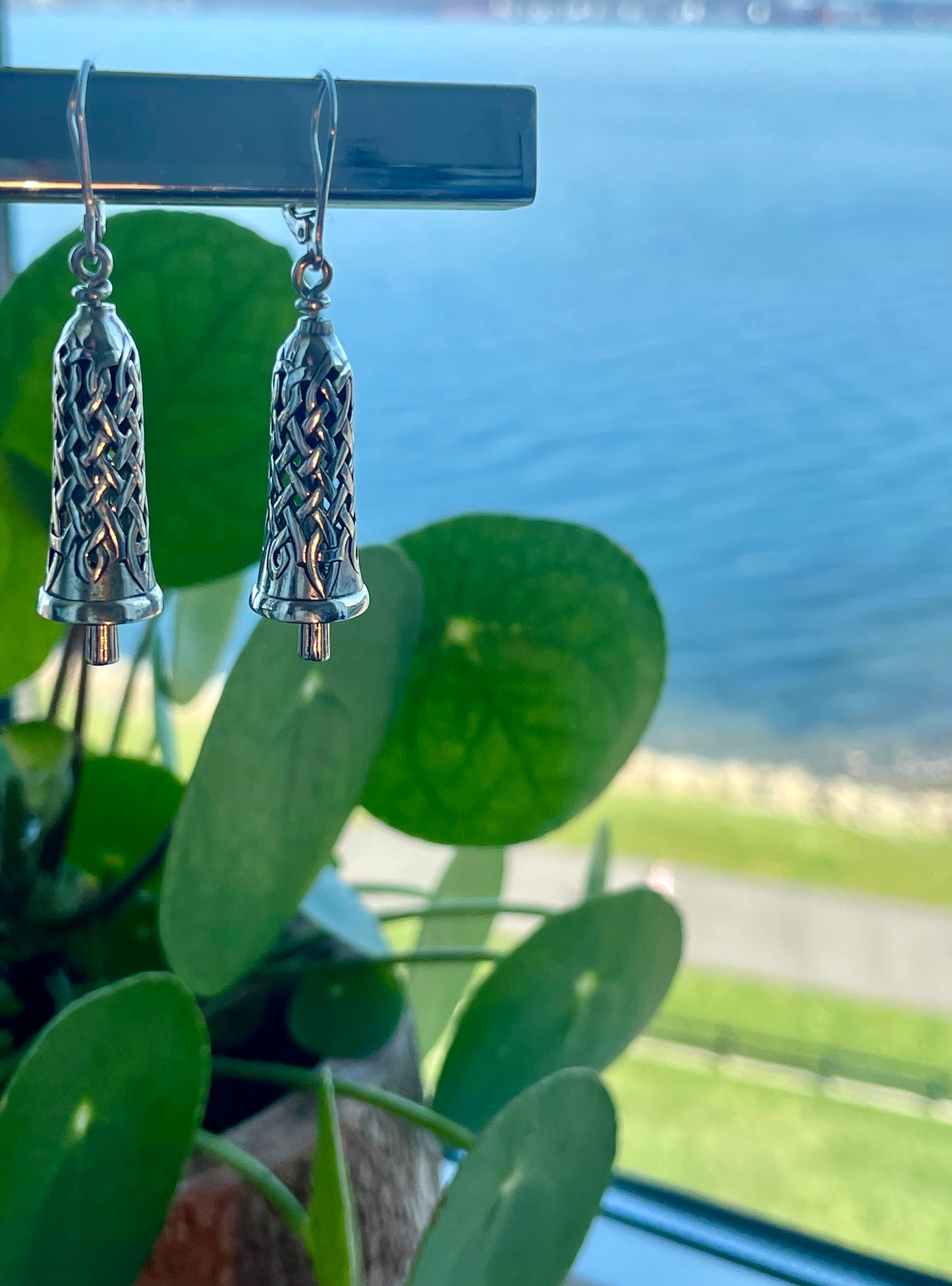 Lattice Earrings - Sterling