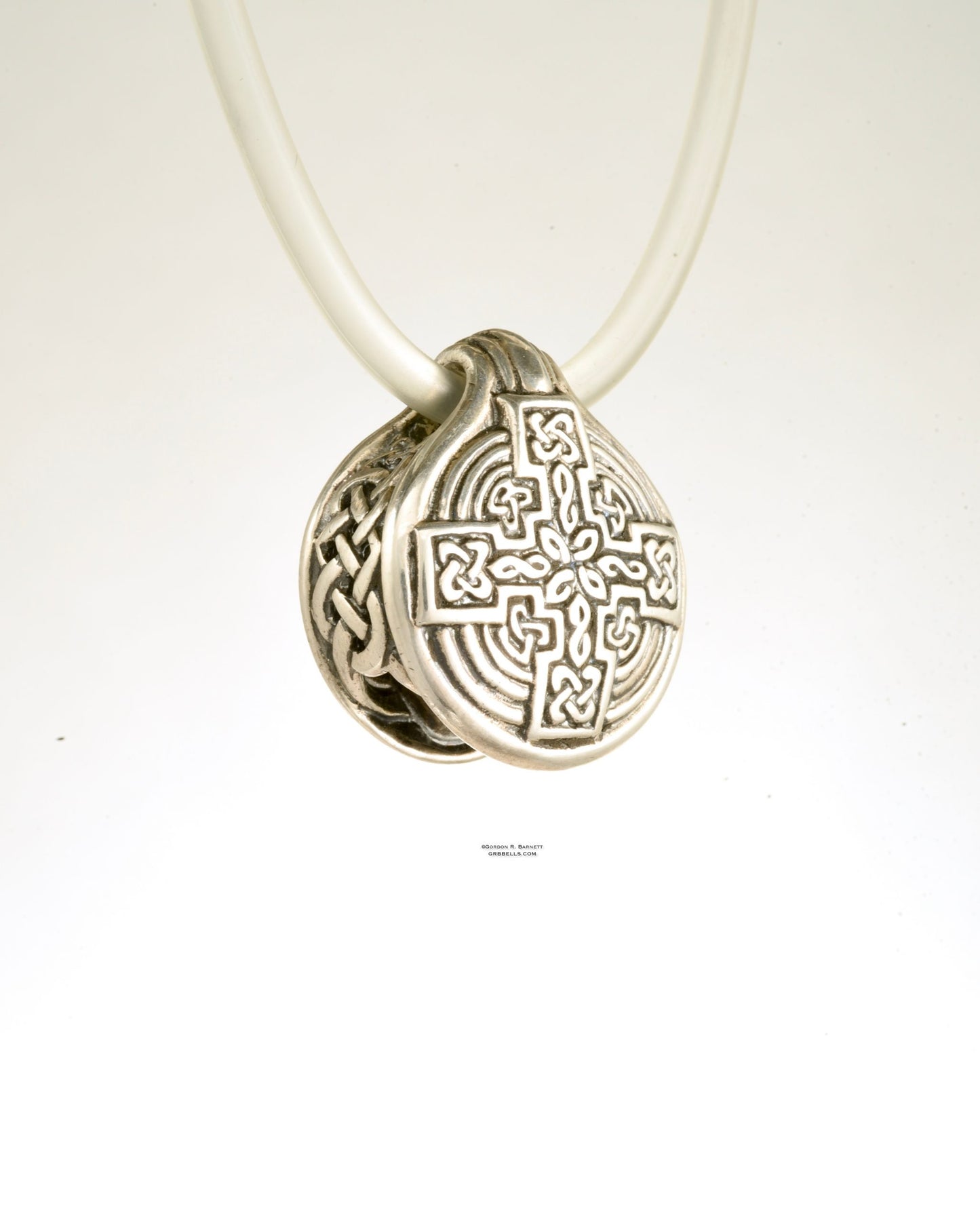 Round Celtic Cross - Sterling