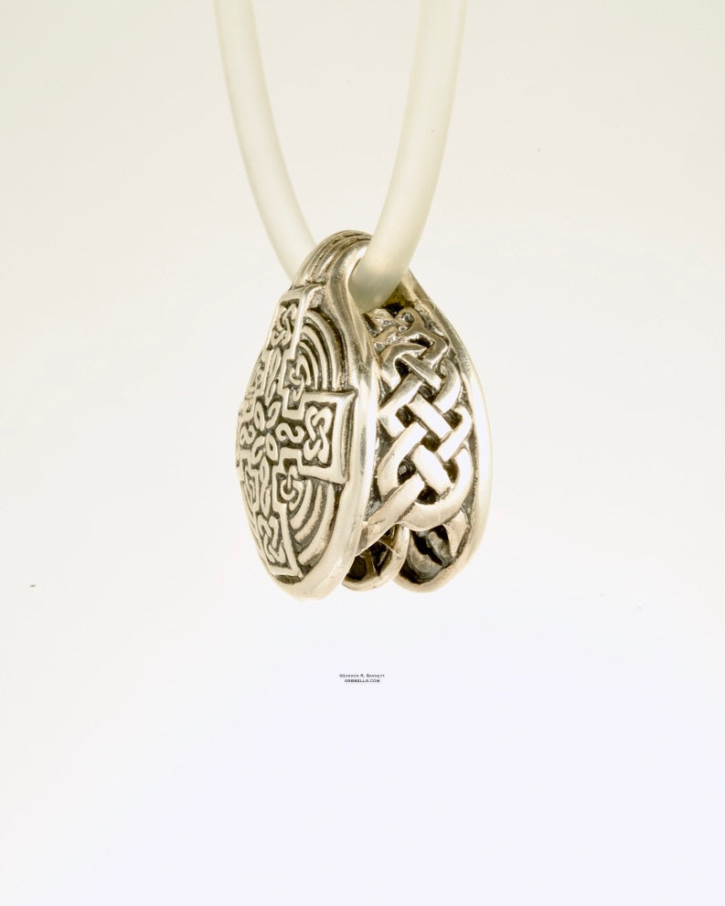 Round Celtic Cross - Sterling